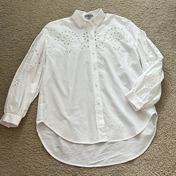 Rails white button down top, XXS - Picture 1 of 6